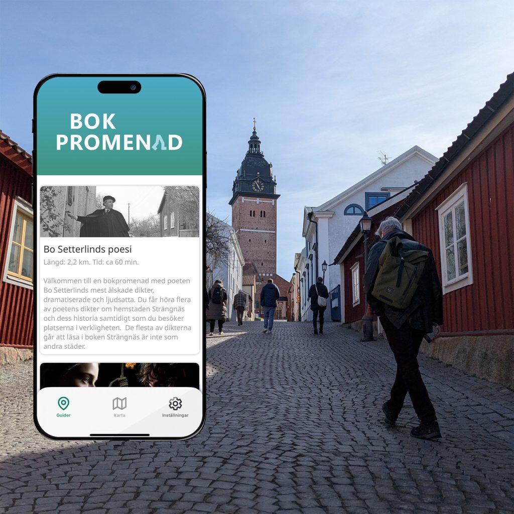 Bokpromenad app bild